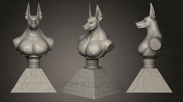 Busts of heroes and monsters (BUSTH_0019) 3D model for CNC machine